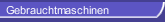 Gebrauchtmaschinen